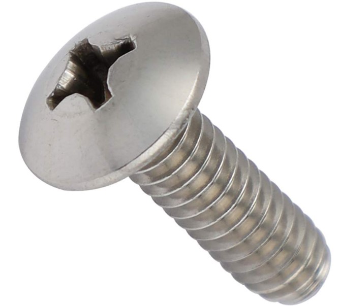 #10-24 X 1" PHILLIPS TRUSS HEAD MACHINE SCREW 18-8 STAINLESS STEEL